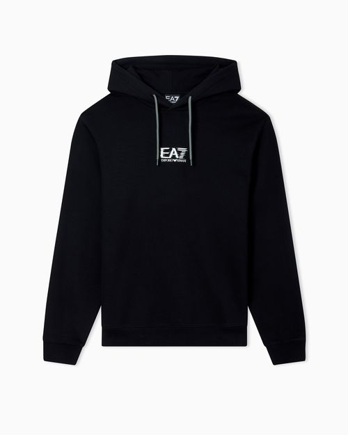 Visibility cotton hooded sweatshirt
