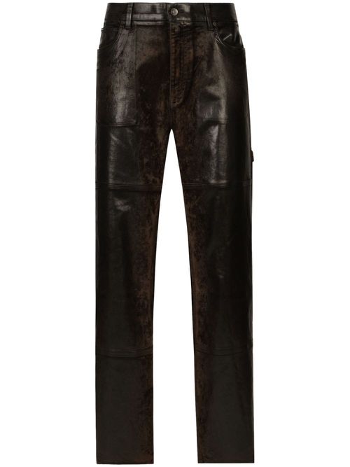 Combined-colour jeans - Black