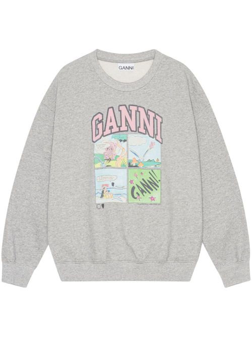 Printed sweatshirt - Grey