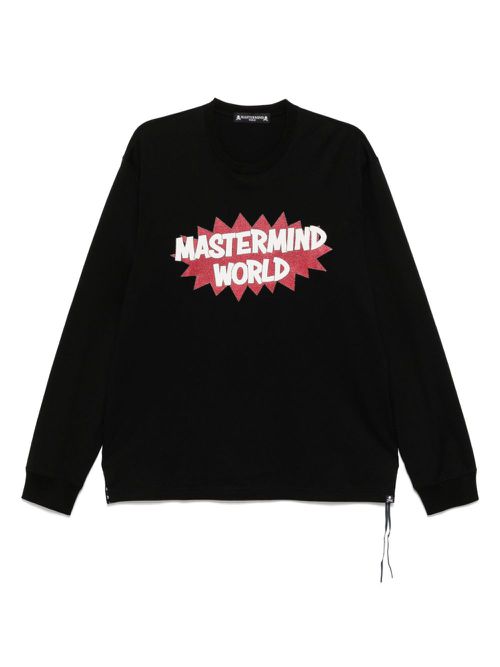 Mastermind World logo-printed t-shirt - Black