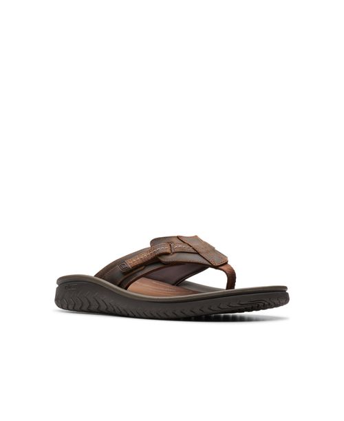 Men's Collection Wesley Sun Slip On Sandals - Beeswax Leather