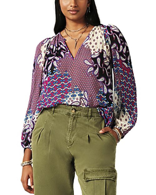 Blair Paisley Print Top