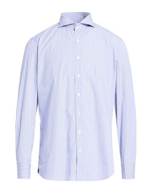Man Shirt Light blue Size 15 Cotton