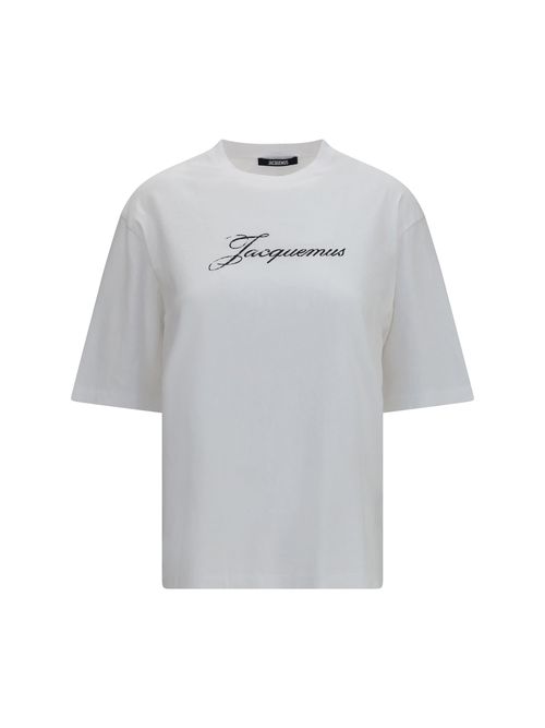 Logo-Embroidered Cotton T-Shirt — White