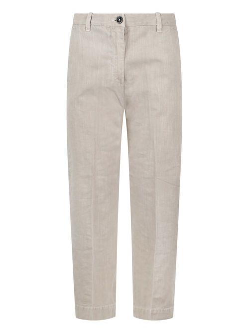 Nine In The Morning cotton trousers - Neutrals