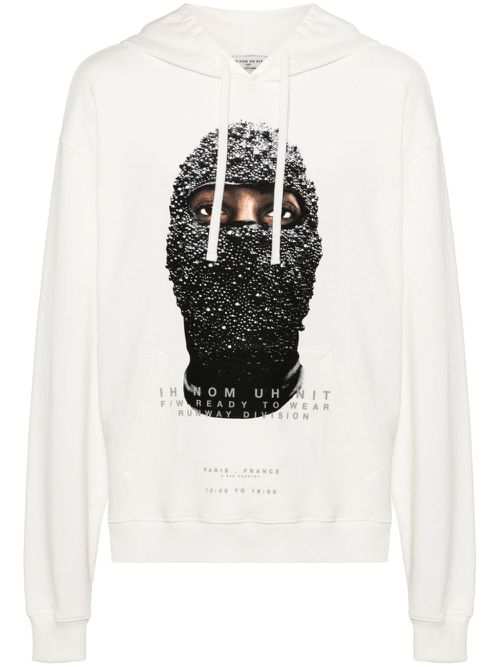 Future Mask hoodie - White