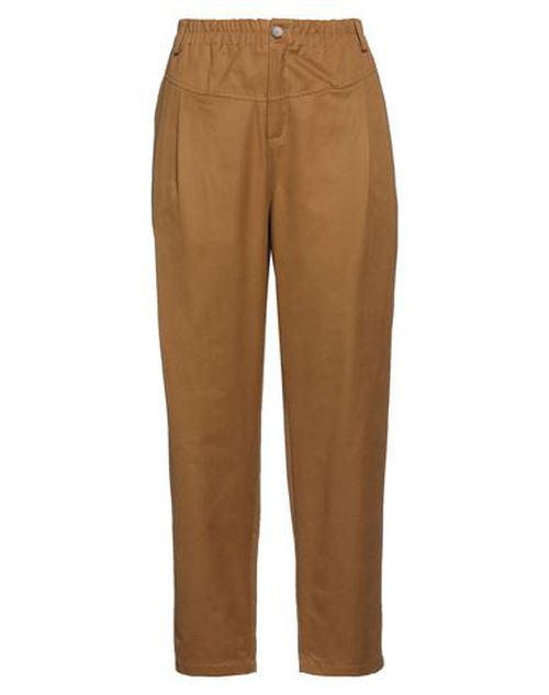 Woman Pants Camel Size 4 Cotton, Polyester, Polyamide