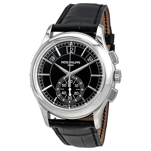 Pre-owned Complications Chronograph Black Dial Mens Watch 5905P-010