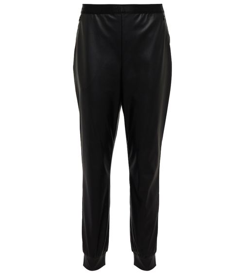 Faux leather pants