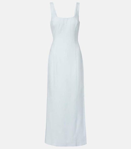 Linen maxi dress