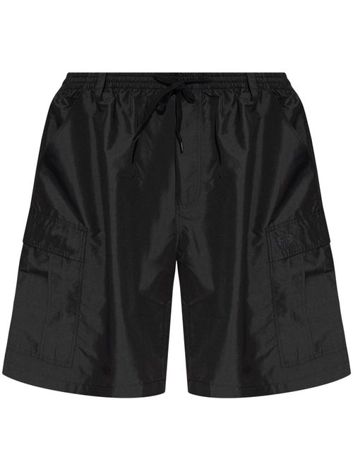 Pocket detailed deck shorts - Black