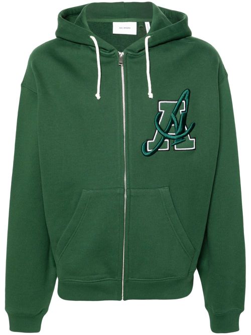 Hart zip-up cotton hoodie - Green