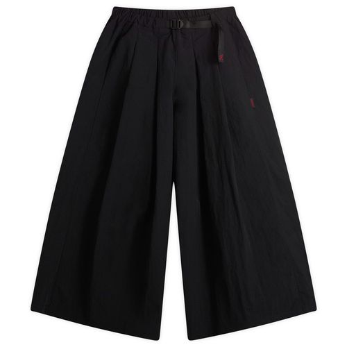 Women's Nylon Flare Pant in Black
