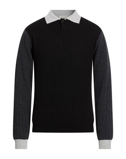 Man Sweater Black Size L Merino Wool, Cashmere