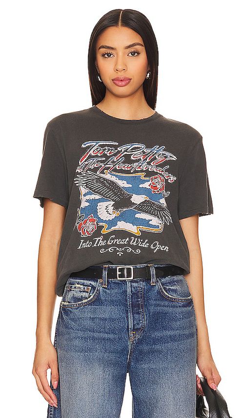 Junk Food SHIRT TOM PETTY EAGLE in Black. Größe XS. Also in