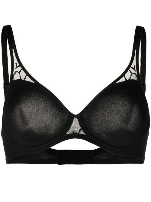 Lisse underwire seamless bra - Black