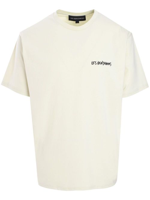 Graphic-print T-shirt - Neutrals