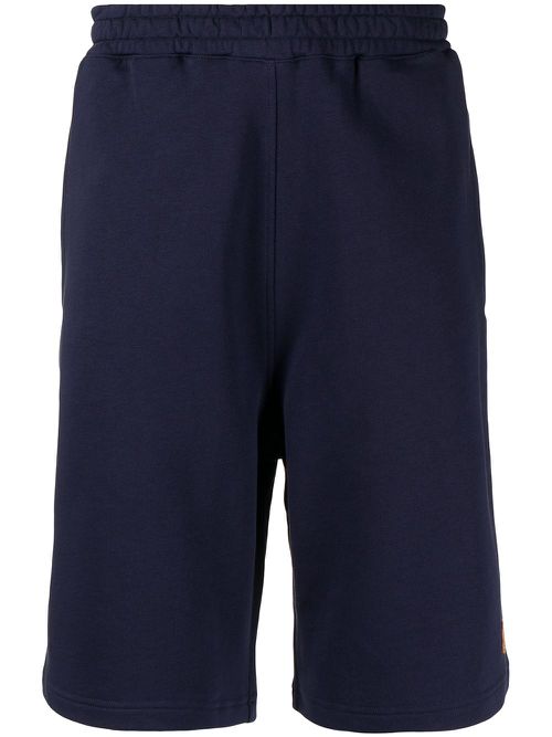 Logo-patch track shorts - Blue