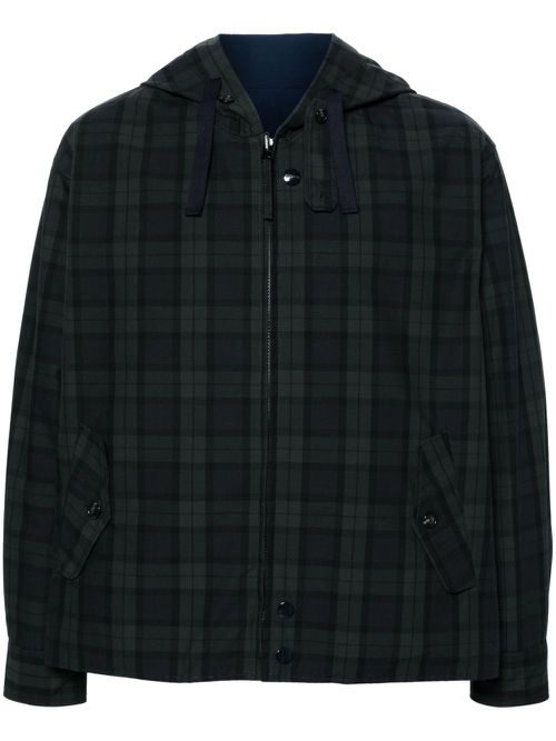 Reversible hooded jacket - Black