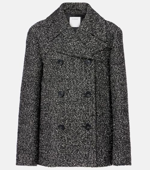 Olaf wool and cotton-blend coat