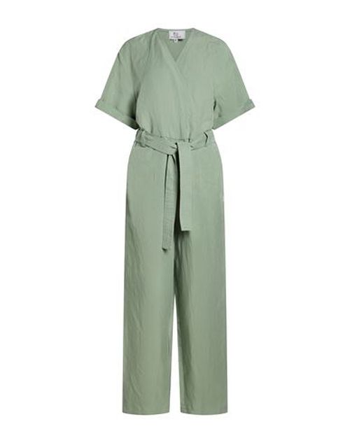 Woman Jumpsuit Sage green Size XS Viscose, Linen