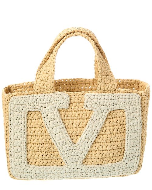Viva Small Raffia Tote