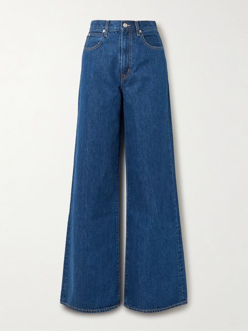 Eva High-rise Wide-leg Jeans - Blue