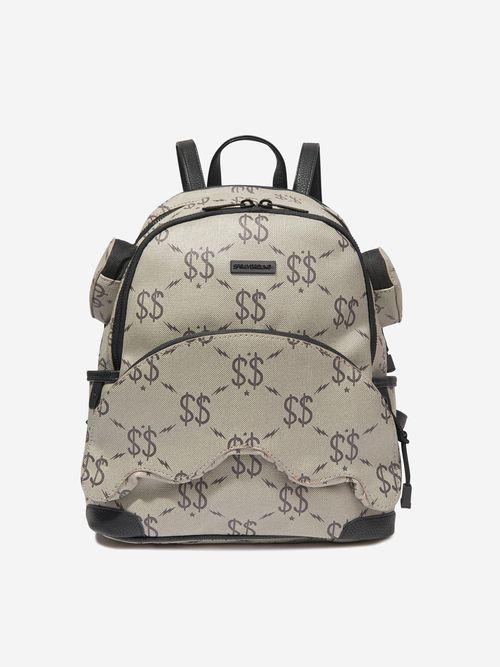 Sprayground Kids Double Money Savage Backpack in Grey (46cm) One size