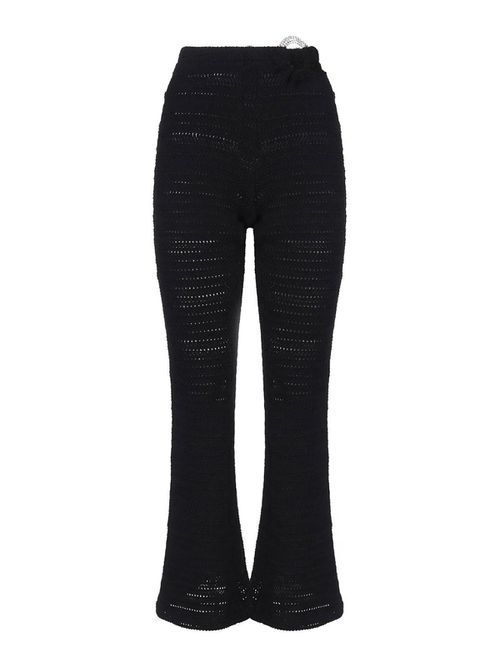 Flared Pants With Ring