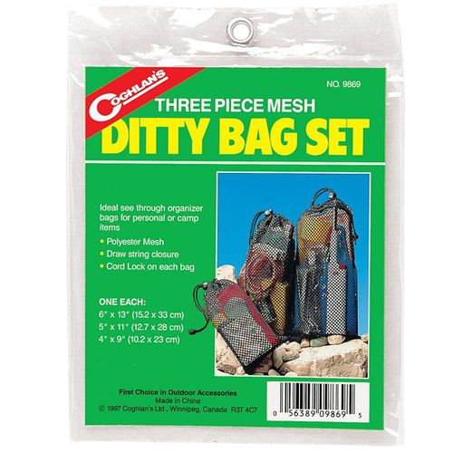 Coghlan's 3-Piece Ditty Mesh Bag Set