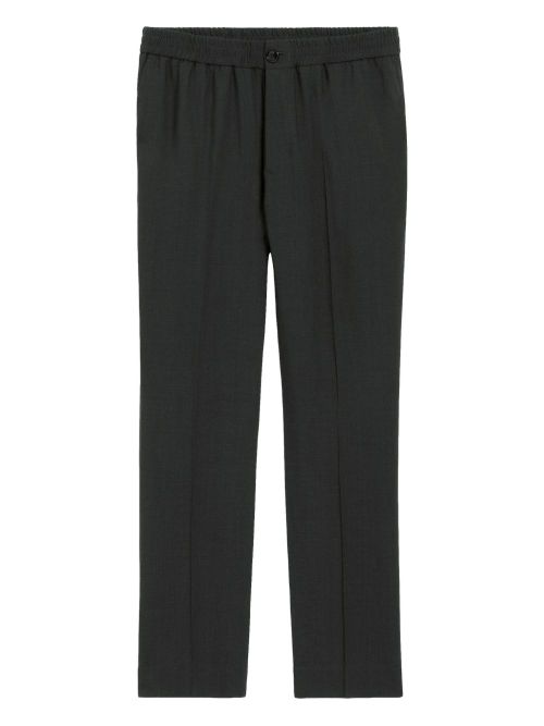 Wool Trousers — Black