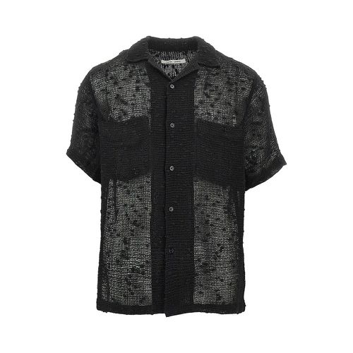 CMMN SWDN 'Dexter' cotton and linen-blend shirt Man 48