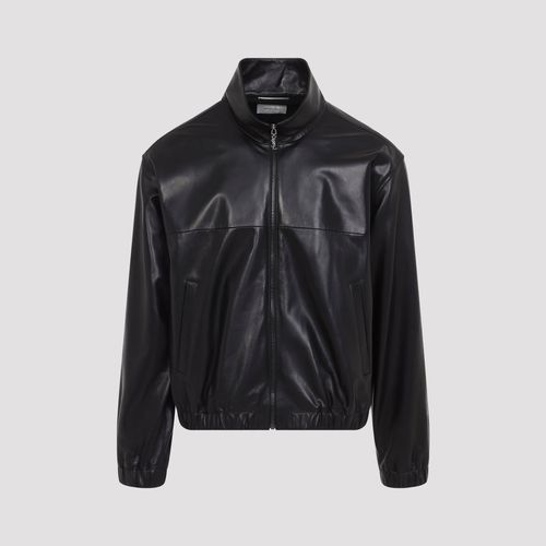 Men's Lambskin Leather Bomber Jacket