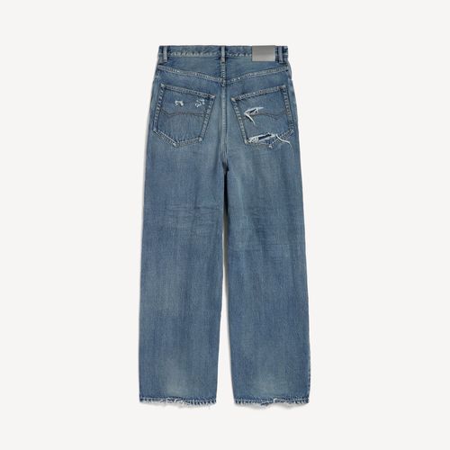 Distressed Baggy Fit Jeans — Blue
