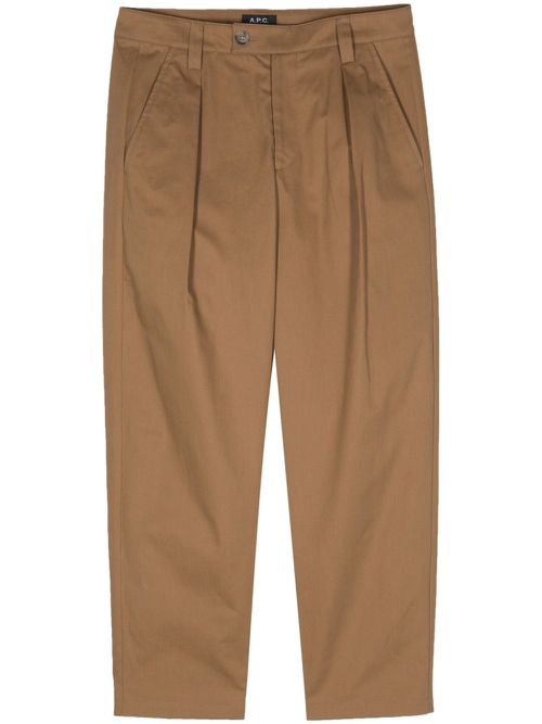 Renato carrot-cut trousers - Brown
