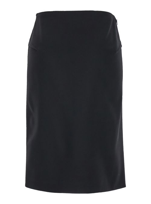 Stretch Wool Skirt