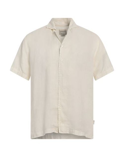 Man Shirt Cream Size S Linen