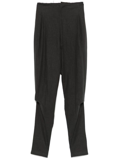 Crepe trousers - Grey