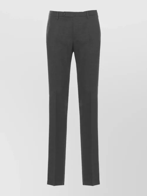 Incotex - wool blend straight leg tailored trouser