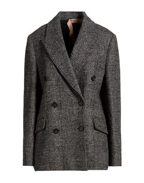 Woman Blazer Grey Size 10 Wool, Polyamide, Acrylic