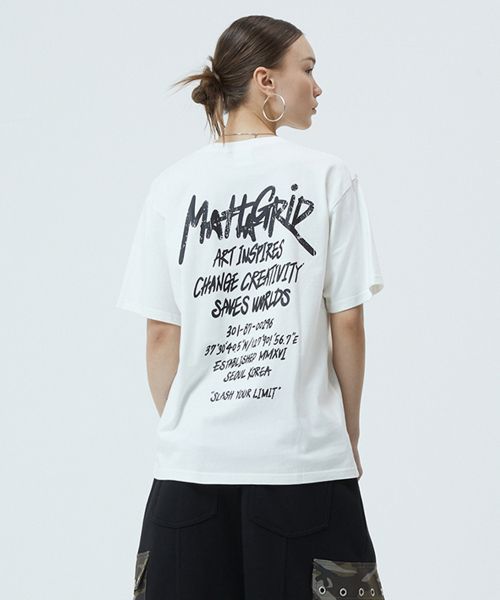 PIGMENT GRAFFITI LOGO TEE IVORY