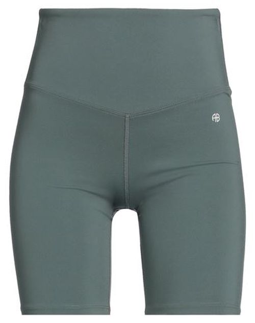 Anine Bing Woman Shorts & Bermuda Shorts Sage green Size XS Polyamide, Elastane
