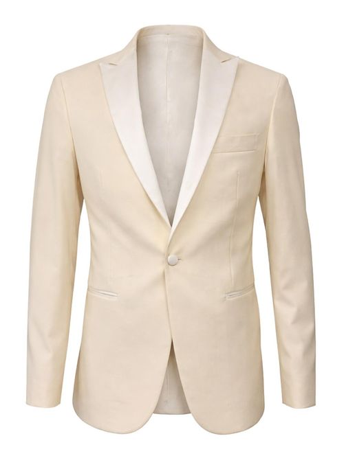 White Tasmania 160S Super Light Tuxedo Jacket