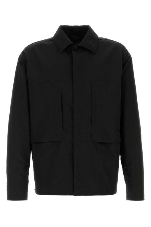 Nylon Overshirt Jacket — Black