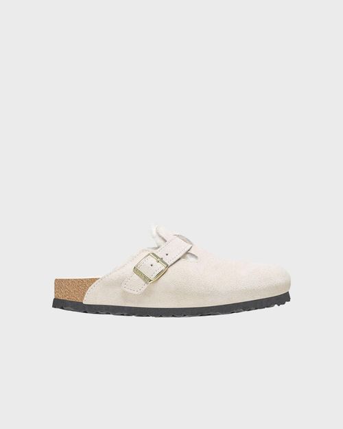 Birkenstock Slippers Boston Shearling Leve Antique White EUR