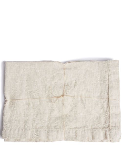 Set of two linen placemats - Neutrals