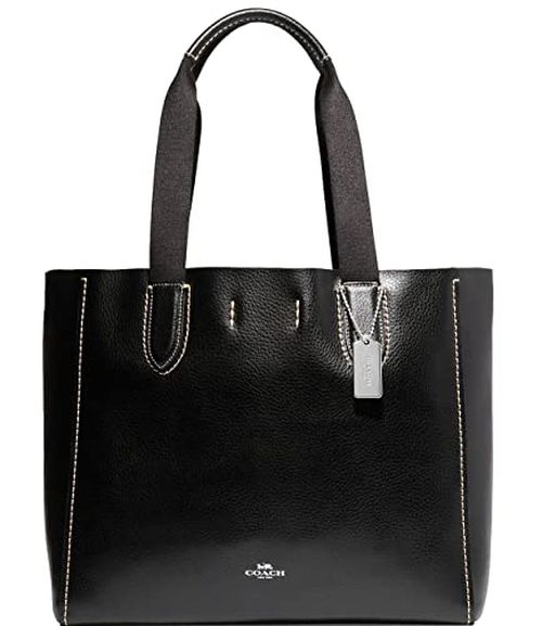 COACH DERBY TOTE IN PEBBLE LEATHER 