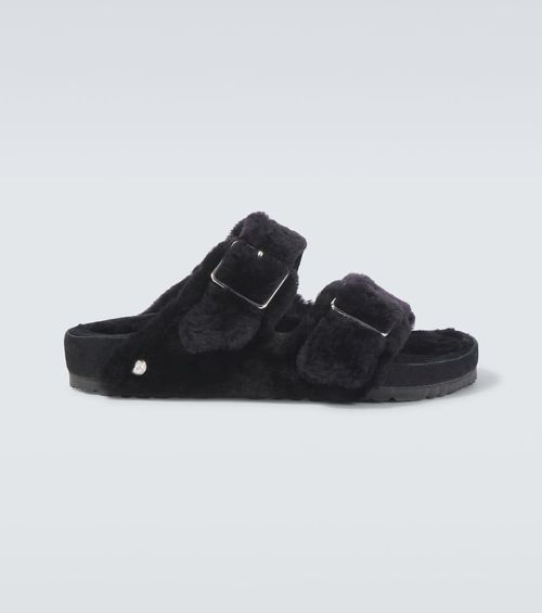 Birkenstock 1774 Arizona 1774 shearling-lined suede sandals