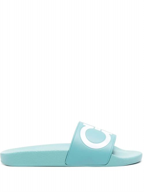 Women's Groovy Dual Gancini Slides In Blue