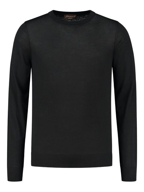 Doriani Cashmere crew-neck jumper - Black